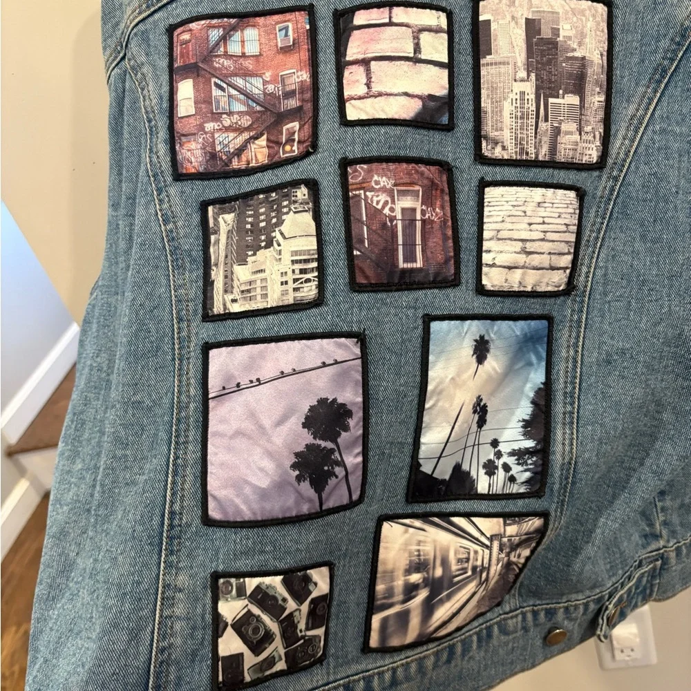 Forever 21 Patchwork Jean Jacket - Picture 4 of 4